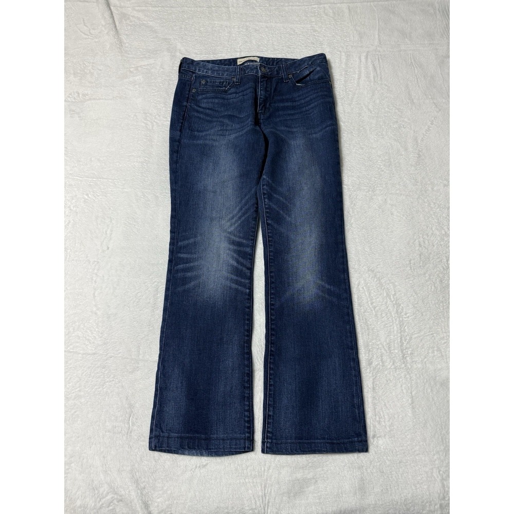 GAP Women's 29 Blue Medium Wash Mid Rise Perfect‎ Boot Bootcut Denim Jeans 29x28